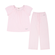 LAZYZ Sweet Summer Cotton Pajama Set Pink