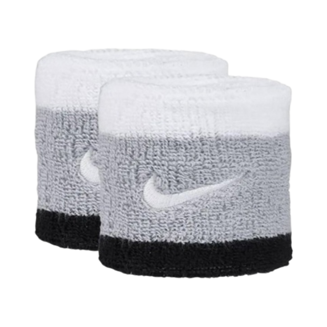 나이키 스우시 손목 밴드 그레이 블랙 화이트(Nike Swoosh Wristband Grey Black White) - 1