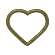 Human Made Heart Carabiner Olive Drab