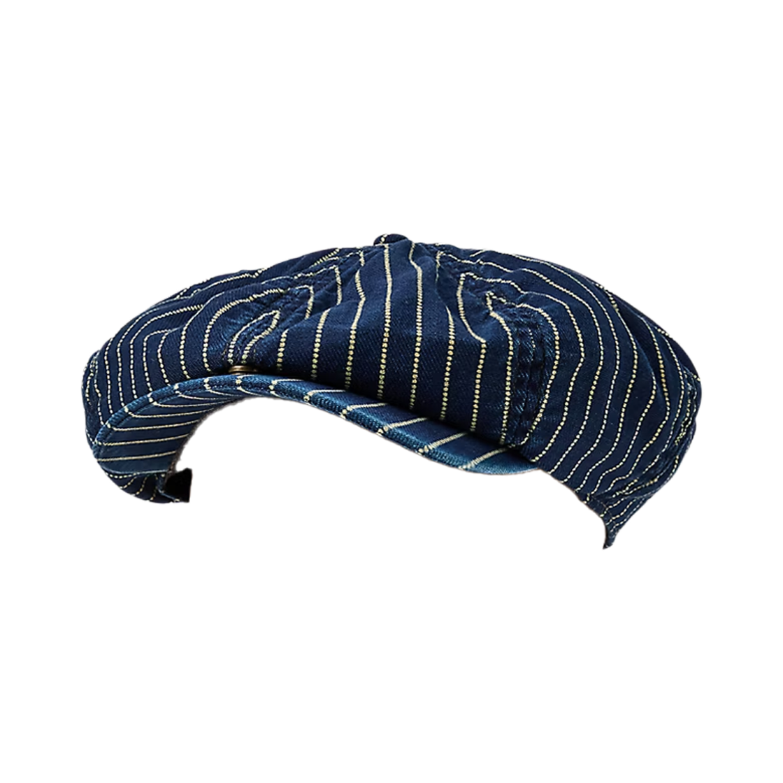 더블알엘 인디고 닷 스트라이프 트윌 뉴스보이 캡 린스(Double RL Indigo Dot Stripe Twill Newsboy Cap Rinse) - 1