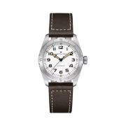 Hamilton Khaki Field Expedition Auto 37mm Stainless Steel Cow leather White