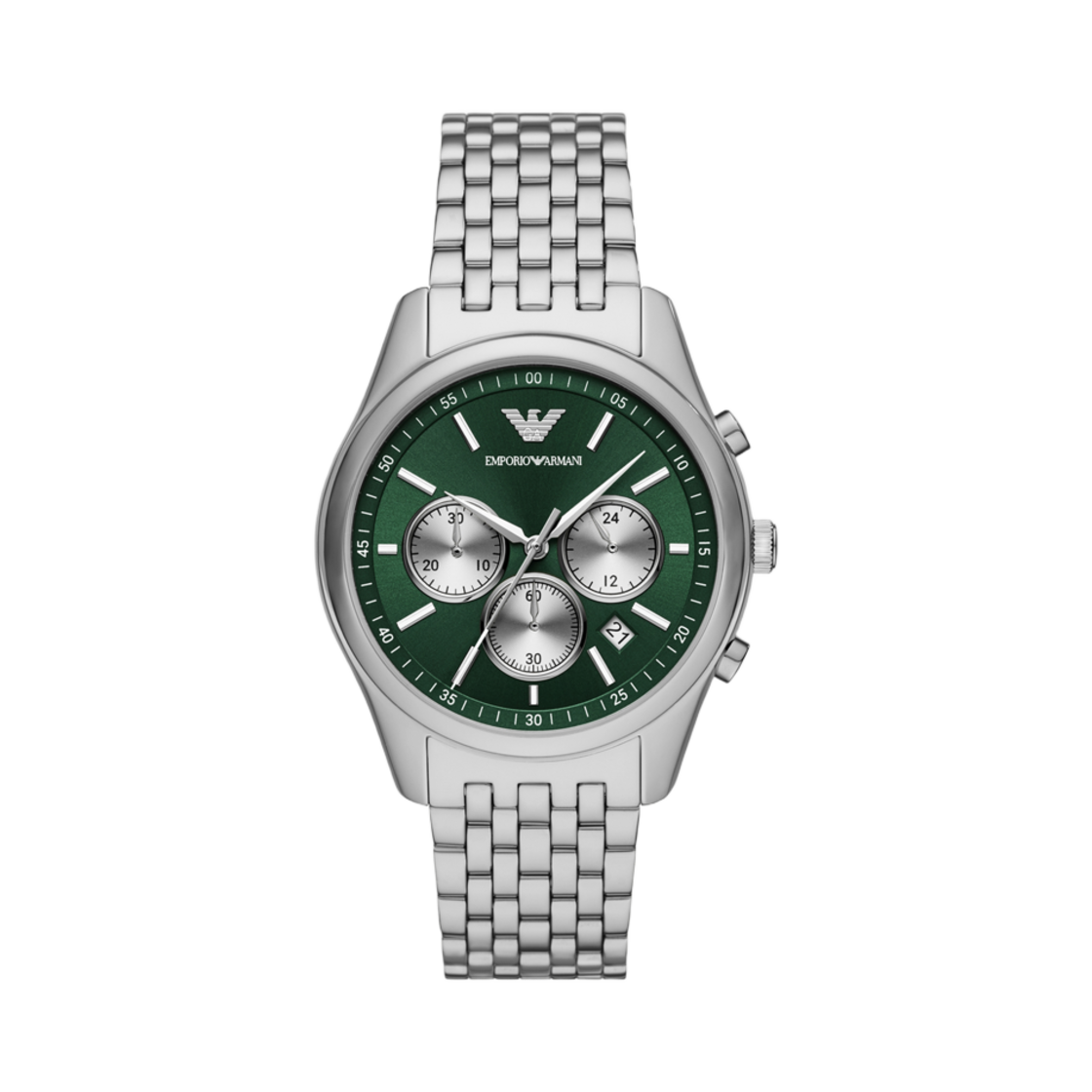 AR11581 Emporio Armani Quartz Chronograph 41mm Stainless Steel Green Silver