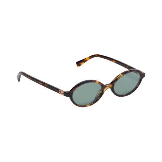 (W) Miu Miu Regard Sunglasses Water Green Lenses