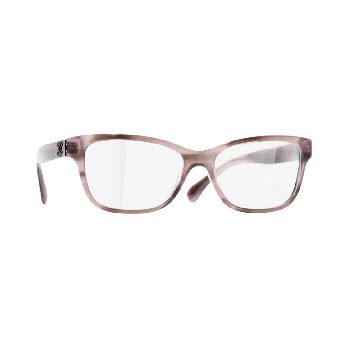 샤넬 스퀘어 프레임 아세테이트 & 핑크 톨토이즈(Chanel Rectangle Eyeglasses Acetate & Pink Tortoise) - 2