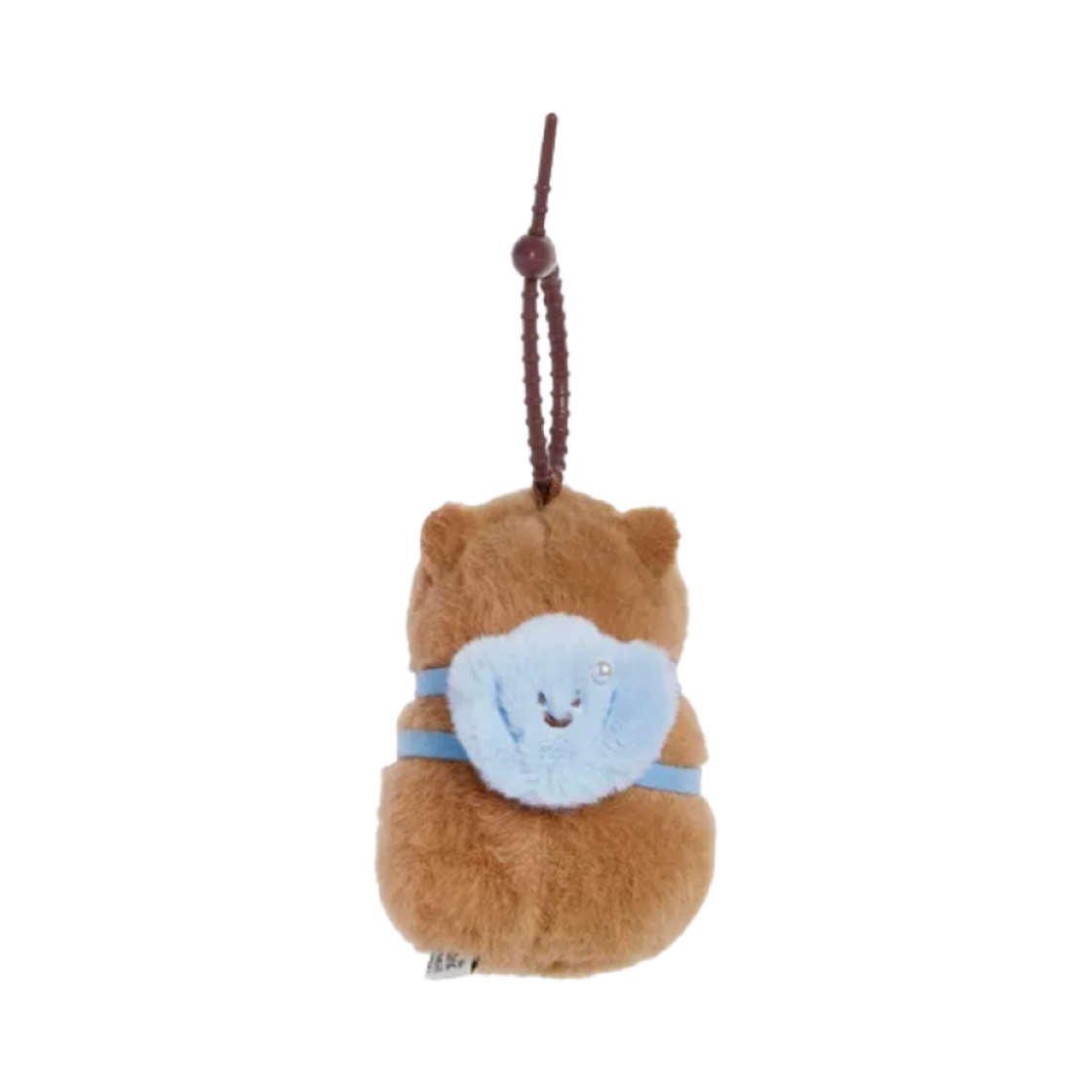 더 그린 파티 카피바라 조개 백팩 키체인 브라운(The Green Party Capybara Seashell Backpack Keychain Brown) - 2
