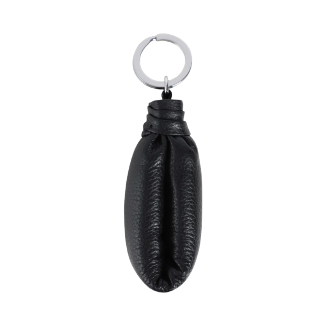 AC304-LL0018-999 Lemaire Wadded Key Holder Soft Grained Leather Black