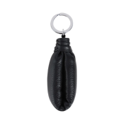 Lemaire Wadded Key Holder Soft Grained Leather Black