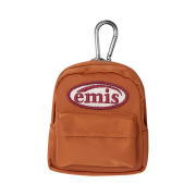 Emis Micro Backpack Keyring Deep Orange