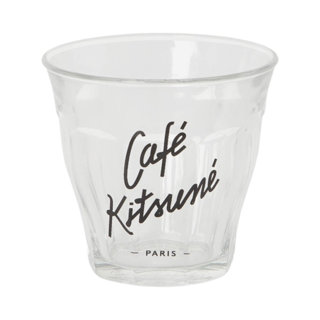 SPCKU08401-BK Maison Kitsune Cafe Kitsune Duralex Picardie Glass Black