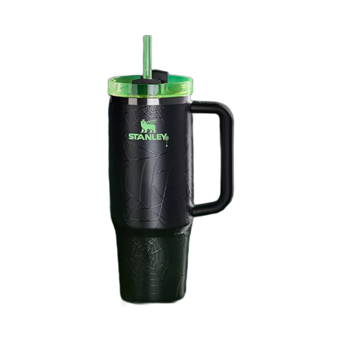 스탠리 더 할로윈 퀜처 H2.0  플로우스테이트 텀블러 887ml 웹 글로우(Stanley The Halloween Quencher H2.0 Flowstate Tumbler 887ml Web Glow)