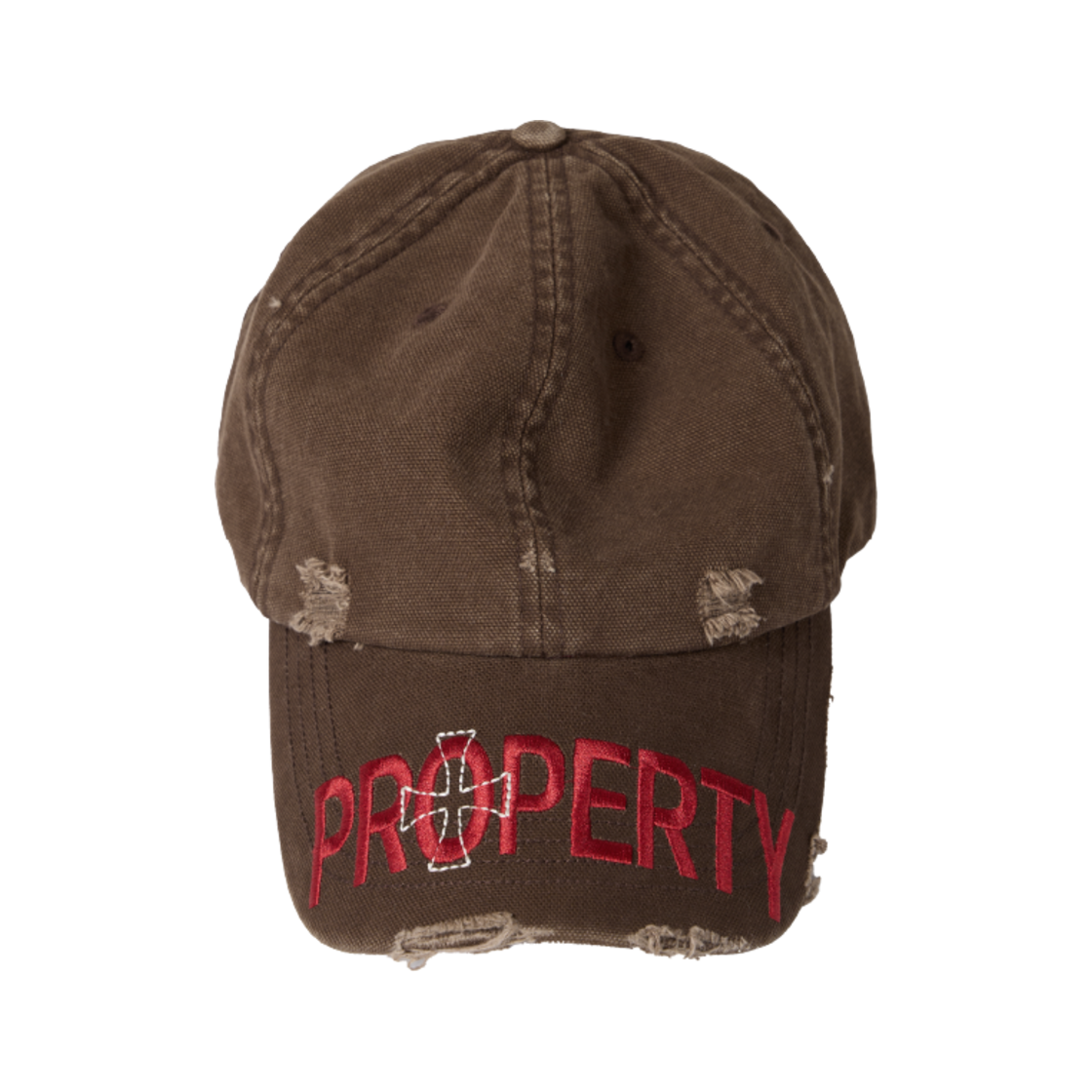 이티씨이 워시드 프로퍼티 캡 브라운(ETCE Washed Property Cap Brown)
