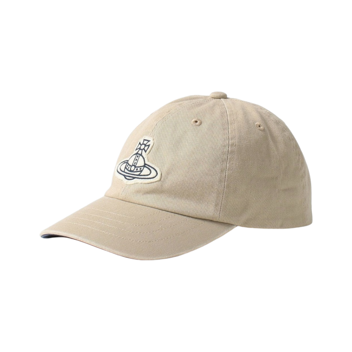 (W) 비비안 웨스트우드 ORB 패치 캡 베이지((W) Vivienne Westwood ORB Patch Cap Beige) - 1