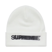 Supreme Motion Logo Beanie White - 23SS