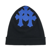 Chrome Hearts Cross Patch Cashmere Beanie Black Blue