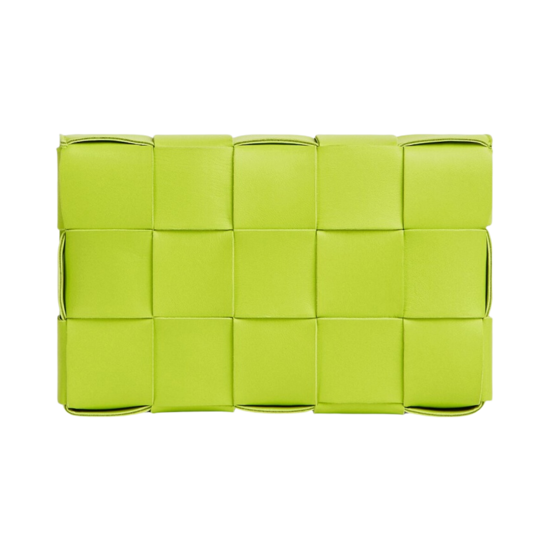보테가 베네타 램스킨 레더 카세트백 에시드 키위(Bottega Veneta Lambskin Leather Cassette Acid Kiwi) - 4