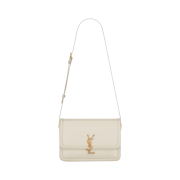 Saint Laurent Solferino Medium Satchel In Box Saint Laurent Leather Blanc Vintage