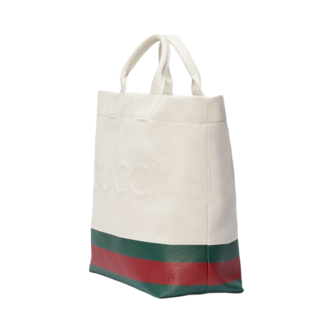 구찌 캔버스 토트백 엠보스 디테일 내츄럴(Gucci Canvas Tote Bag with Embossed Detail Natural) - 2