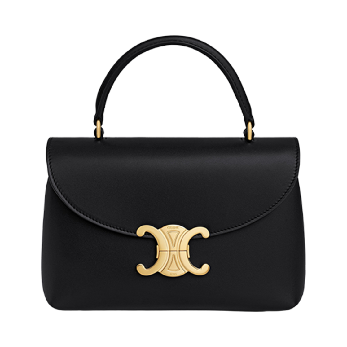 118113GG2-38NO Celine Teen Nino Bag in Shiny Calfskin Black