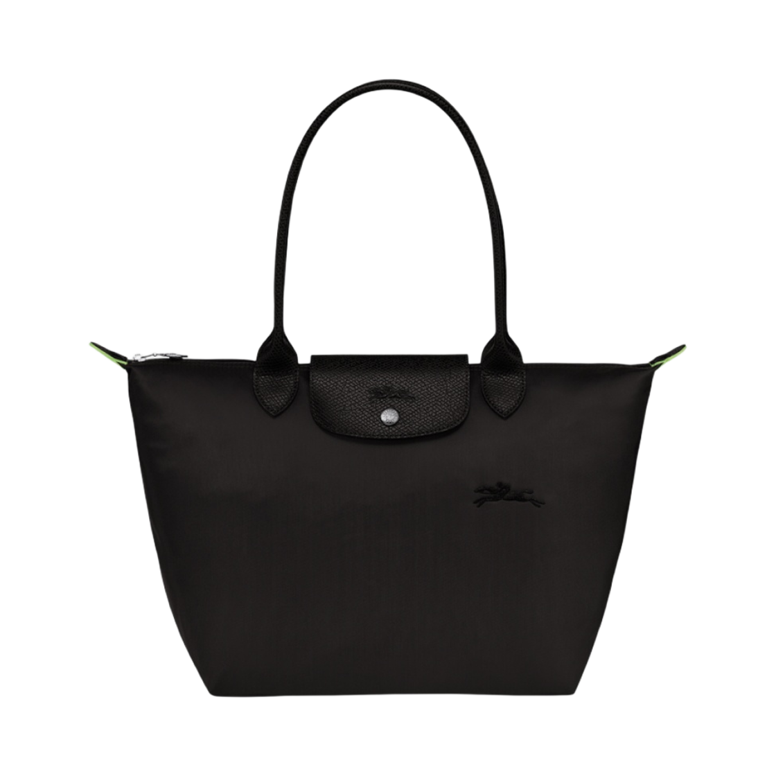 롱샴 르 플리아쥬 그린 토트백 M 블랙(Longchamp Le Pliage Green Tote Bag M Black)