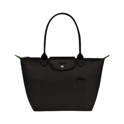 L2605919001 Longchamp Le Pliage Green Tote Bag M Black