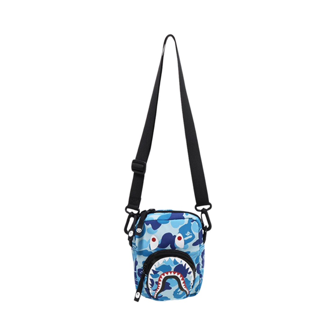 베이프 ABC 카모 샤크 미니백 라이트 블루(BAPE ABC Camo Shark Mini Bag Light Blue)