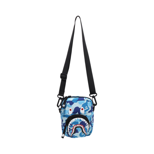 - BAPE ABC Camo Shark Mini Bag Light Blue