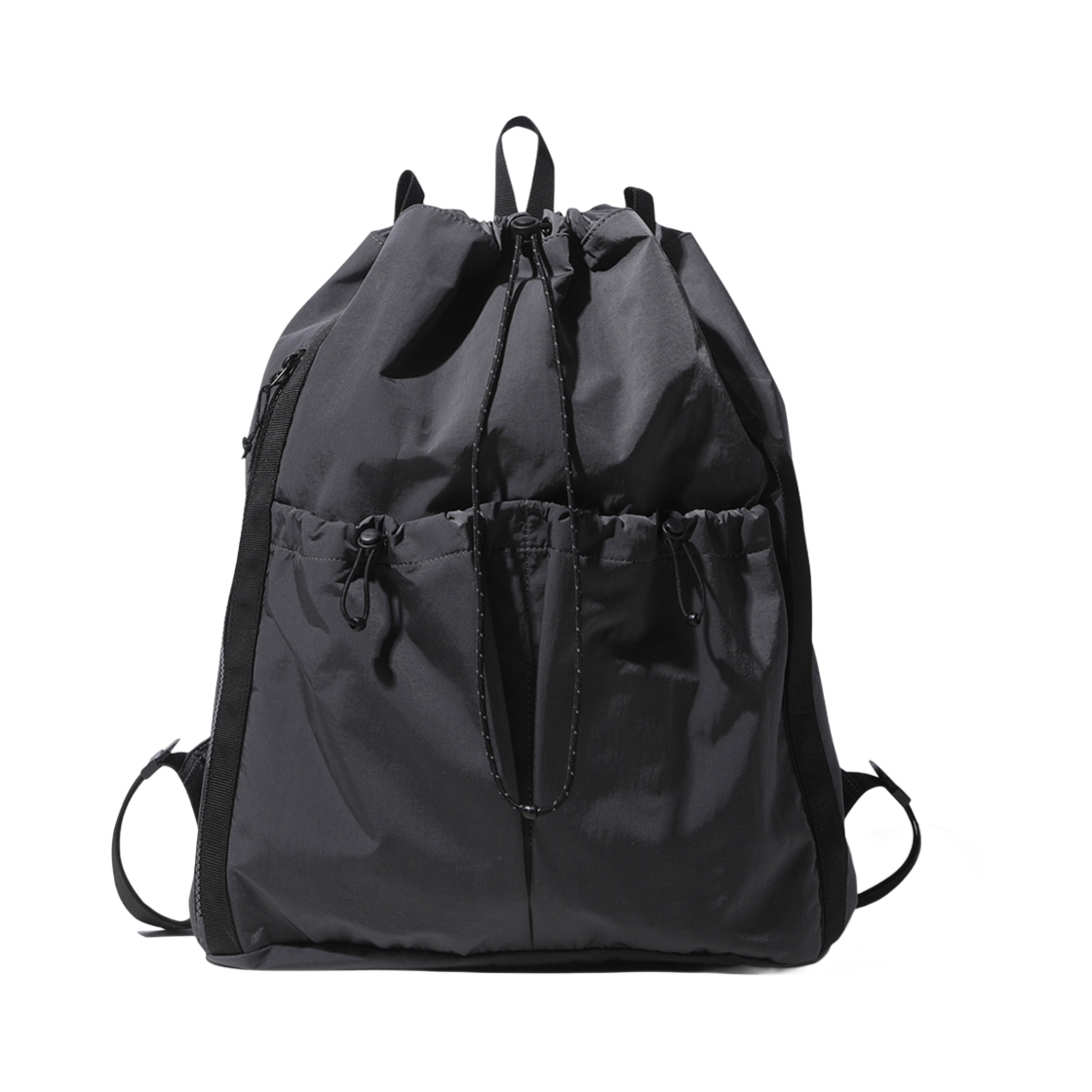 CRBAX25001GYX Customellow Online Only Draw String Backpack Gray