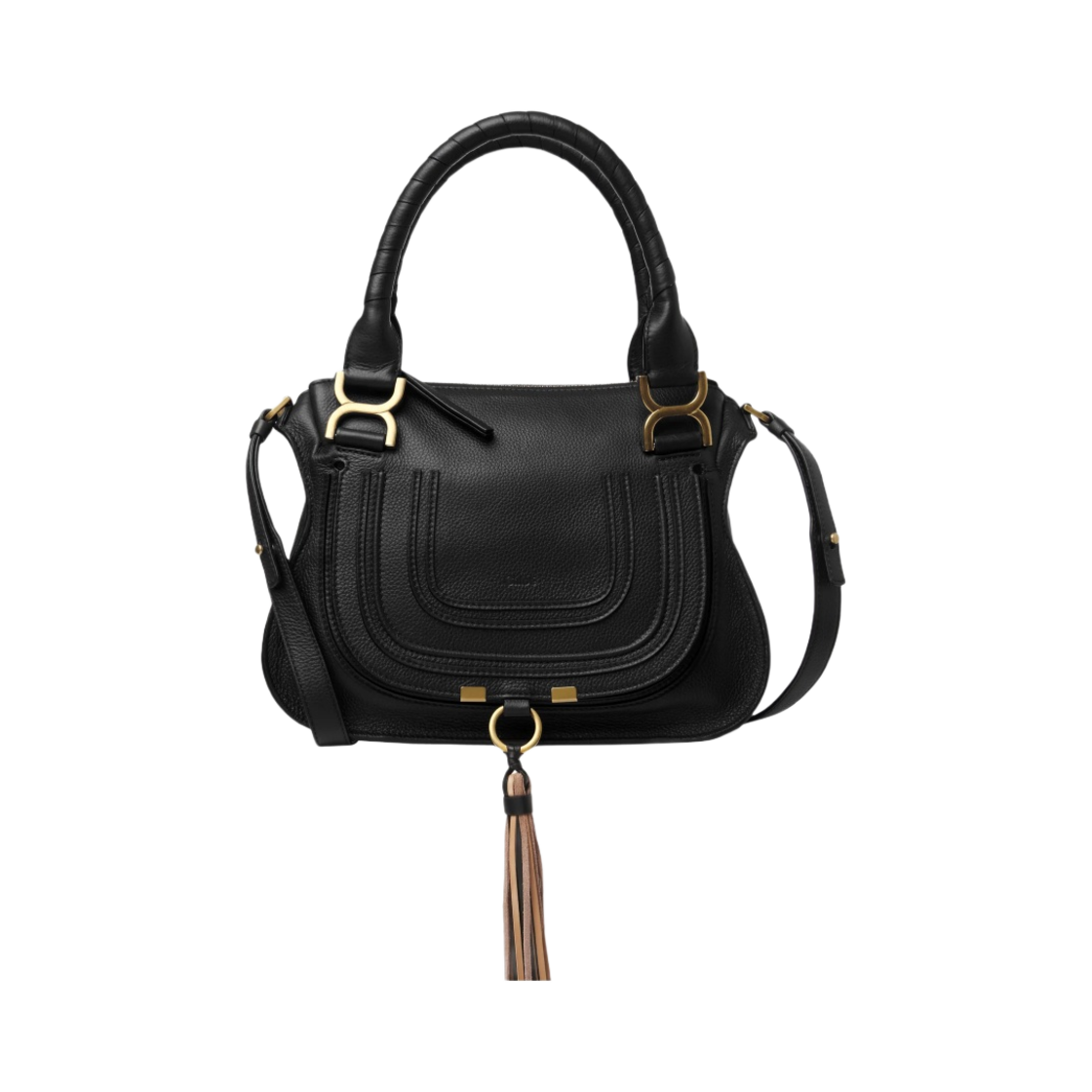 끌로에 마르씨 스몰 더블 캐리백 블랙(Chloe Marcie Small Double Carry Bag Black) - 1