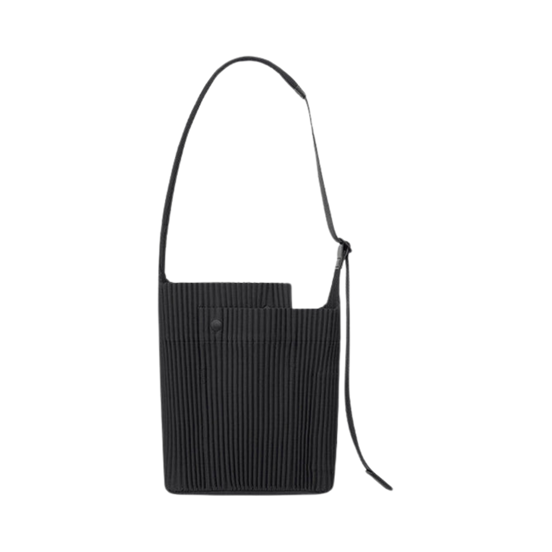 AG412-15 Homme Plisse Issey Miyake Utility Shoulder Bag Black