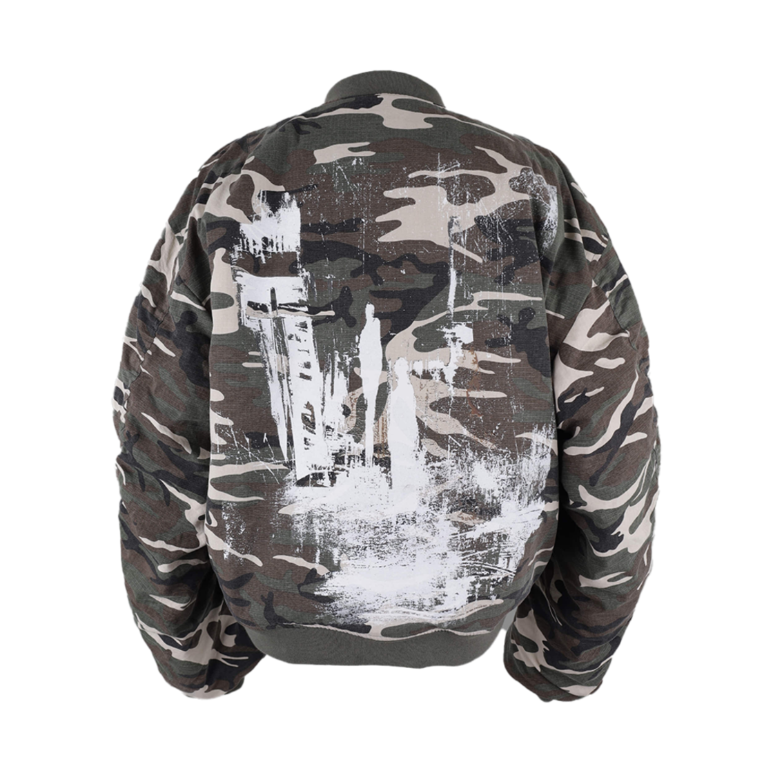 어웬드 메시아 카모 봄버 자켓(Awende Messiah Camo Bomber Jacket)