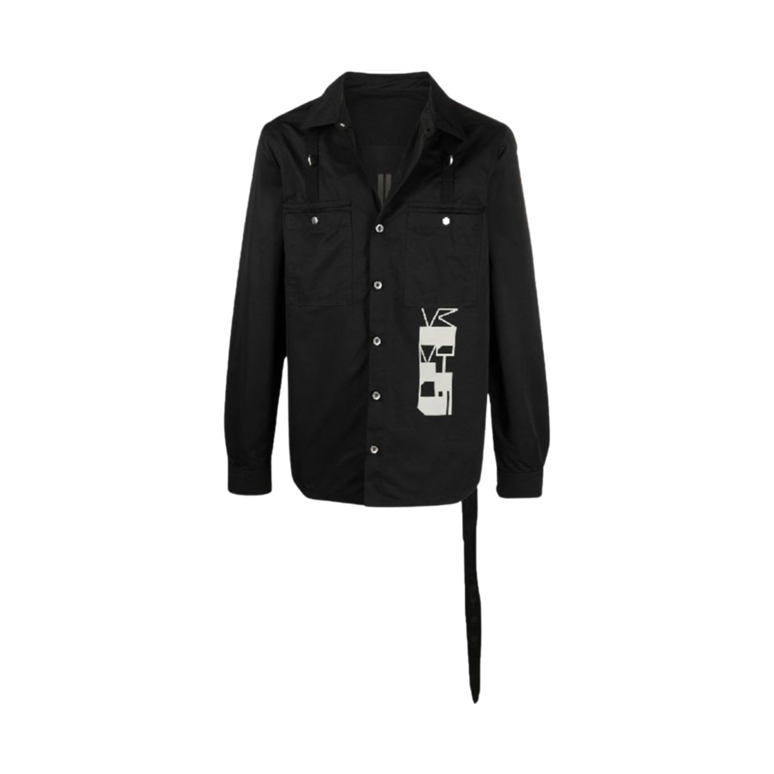 DU01B7750-MUEP4-09 Rick Owens Drkshdw Work Shirt Black