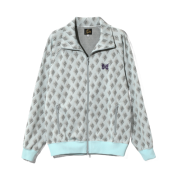Needles Track Jacket Poly Jacquard Diamond