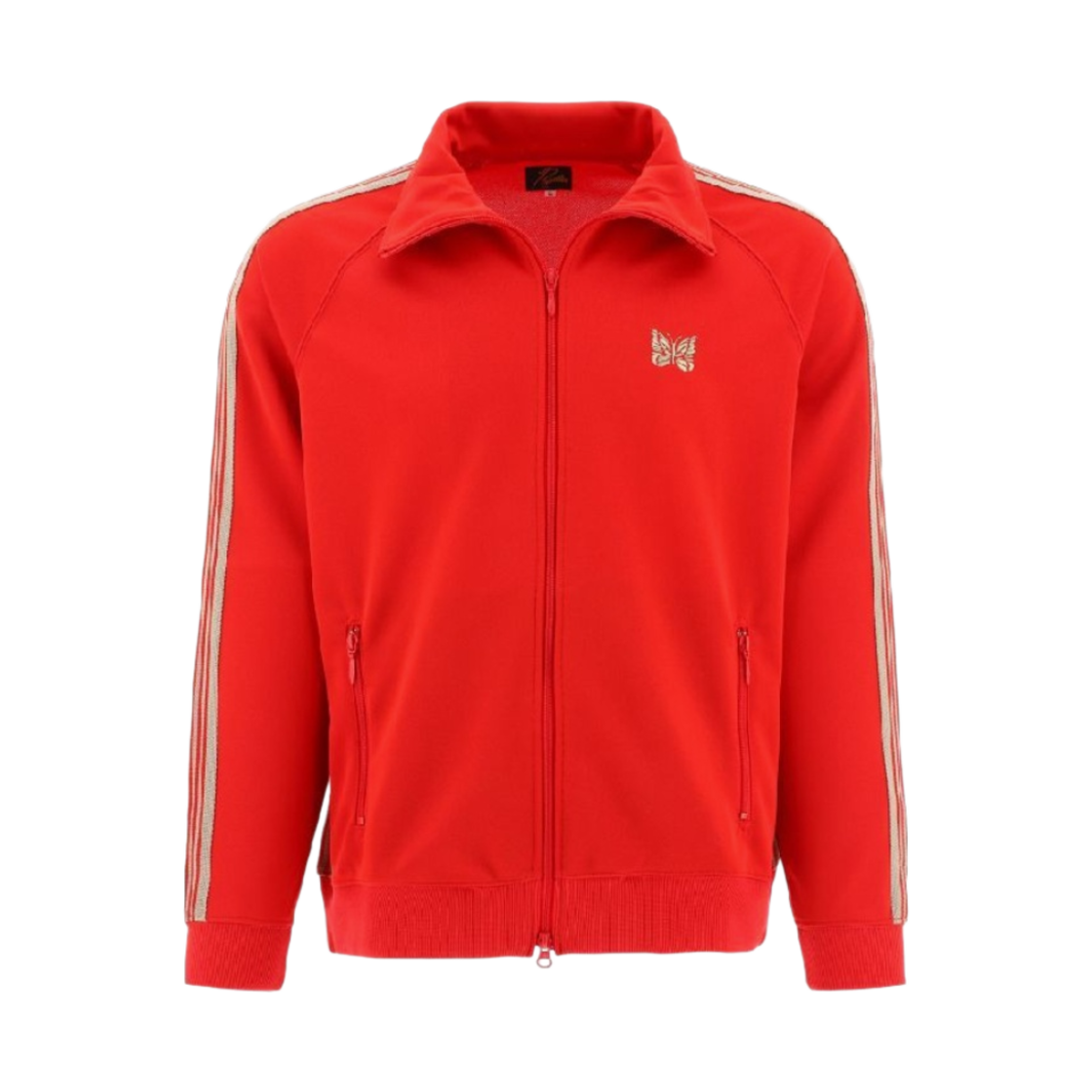 Needles TRACKTOP RED ニードルス Needles Velour Track Jacket Zip up Bg221 Purple Style S Used