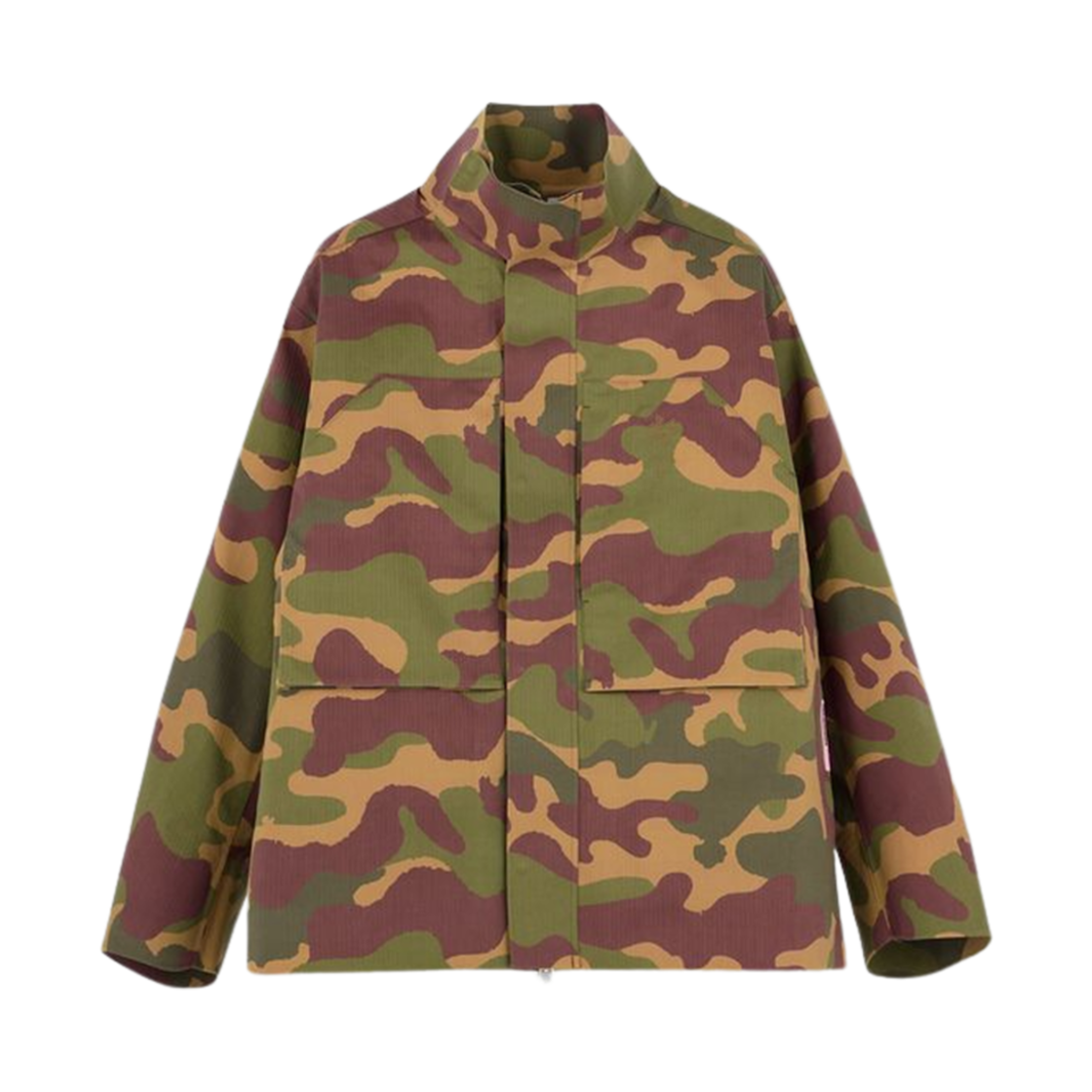 골드윈 x OAMC 3-레이어 필드 자켓 베이지 카모플라주