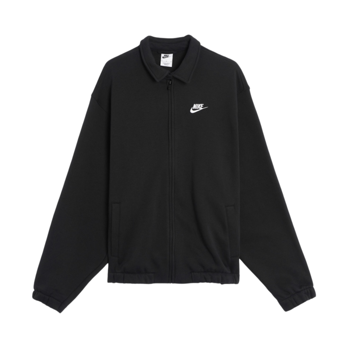 DX0539-010 Nike Club Fleece Harrington Jacket Black - US/EU