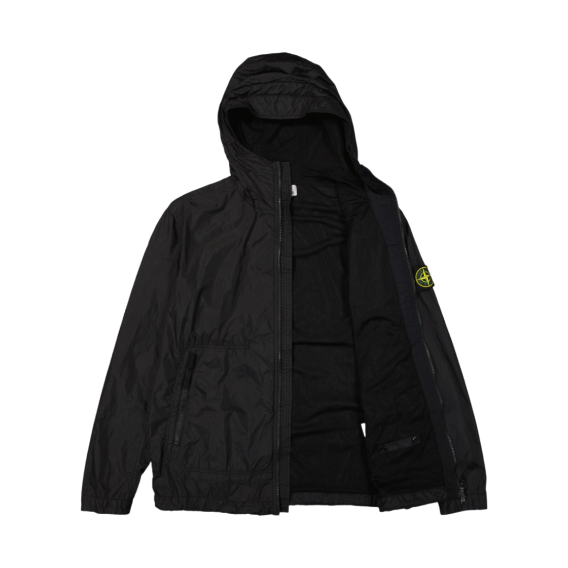 781540522-V0029 Stone Island 40522 Crinkle Reps Nylon Garment Dyed Hooded Jacket Black - 23SS - #2