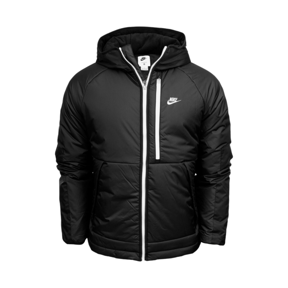 나이키 NSW 써마핏 레가시 후드 자켓 블랙 - 아시아(Nike NSW Therma-Fit Legacy Hooded Jacket Black - Asia) - 1