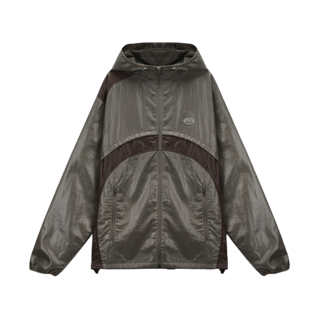 아트오브필드 글로시 컬러웨이 자켓 브라운