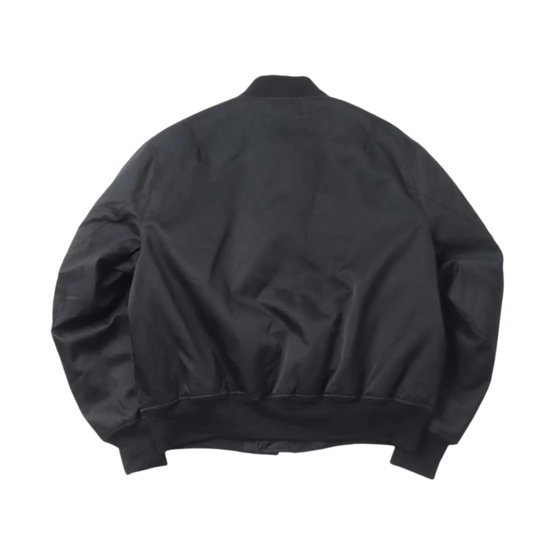 아프레쎄 빈티지 실크 플라이트 자켓 블랙 - 25SS | A.Presse