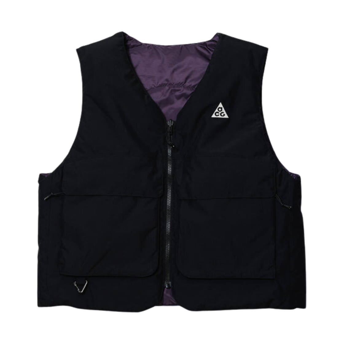 나이키 ACG 프리마로프트 스컬 피크 리버서블 베스트 블랙 다크 레이즌 - 아시아(Nike ACG Primaloft Skull Peak Reversible Vest Black Dark Raisin - Asia)