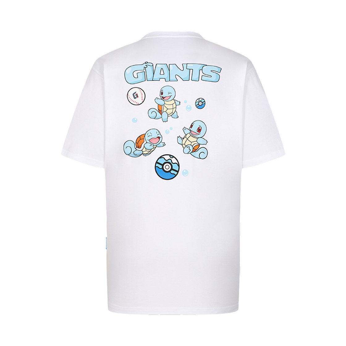 포켓몬 x 롯데 자이언츠 꼬부기 티셔츠 화이트(Pokemon x Lotte Giants Zenigame T-Shirt White)
