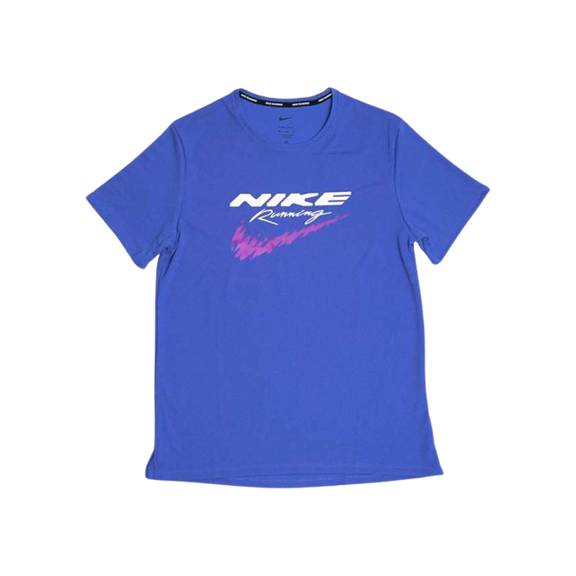 HV2136-411 Nike Miler Dri-Fit UV Running Top Comet Blue - Asia