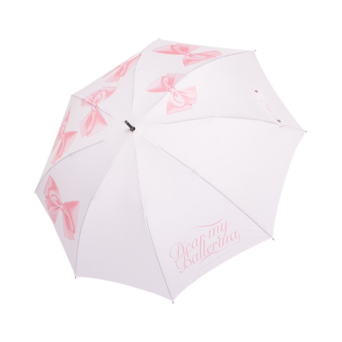 블루밍테일 리본 장우산 핑크 염색 손잡이(Bloomingtale Ribbon Umbrella Pink Dye Handle)