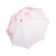 Bloomingtale Ribbon Umbrella Pink Dye Handle