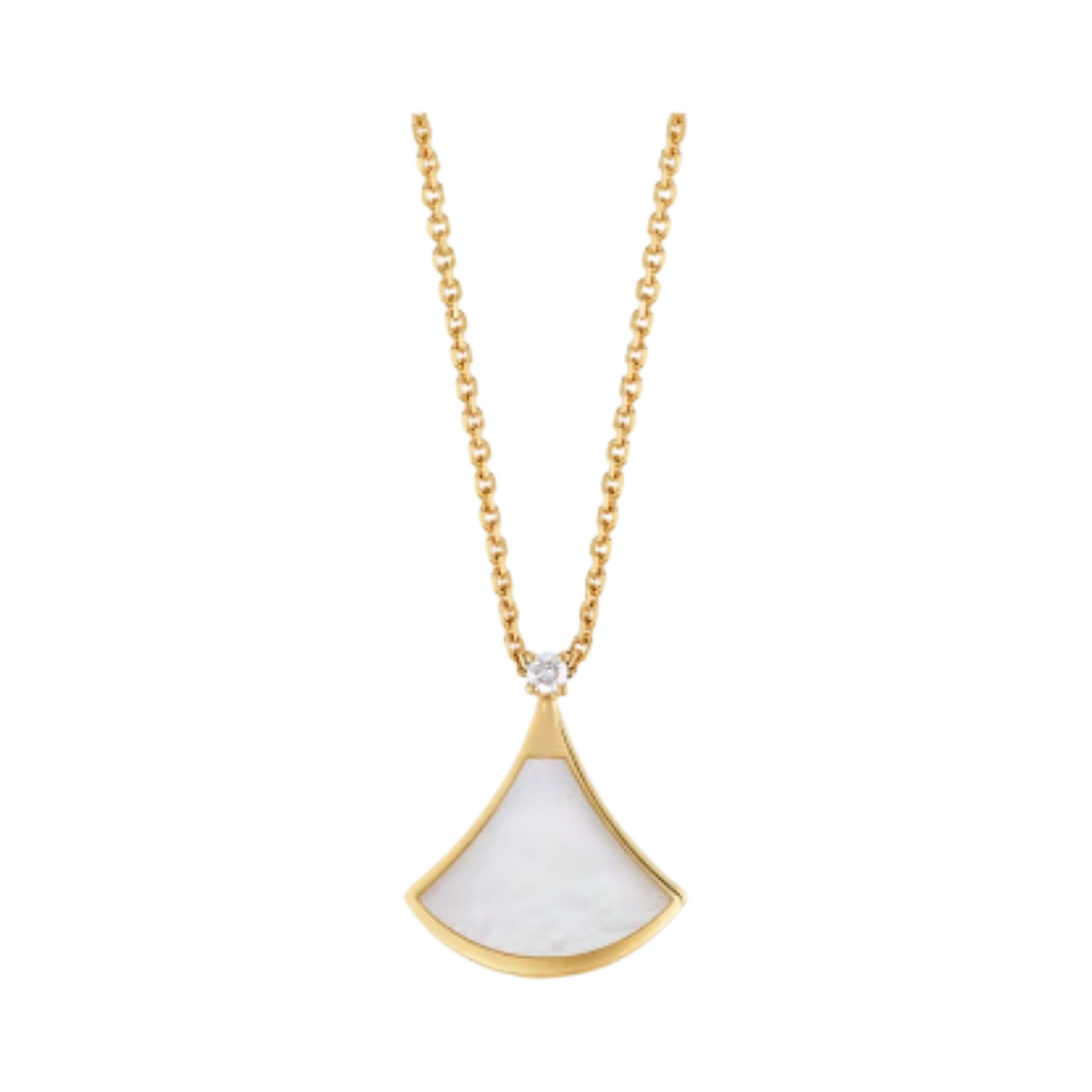 불가리 디바스 드림 네클리스 옐로우 골드 마더 오브 펄 다이아몬드(Bulgari Divas Dream Necklace Yellow Gold Mother of Pearl Diamond)