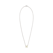 (W) Hermes Mini Pop H Pendant Palladium & Jaune Soufre Pale