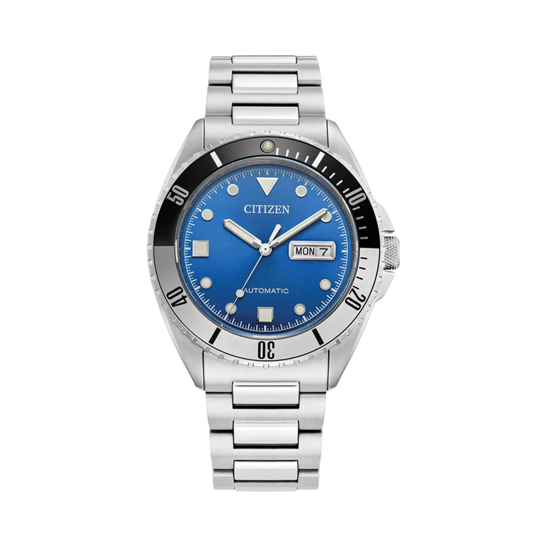 NH7530-52M Citizen Mechanical Automatic 42mm Stainless Steel Blue Silver