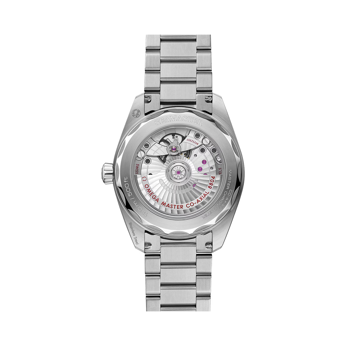 오메가 씨마스터 레일마스터 150M 코 액시얼 마스터 크로노미터 크로노그래프 스틸 브라운 (투명 케이스백 버전)(Omega Seamaster Railmaster 150M Co Axial Master Chronometer Chronograph Steel Brown (Transparent Caseback Ver.)) - 2