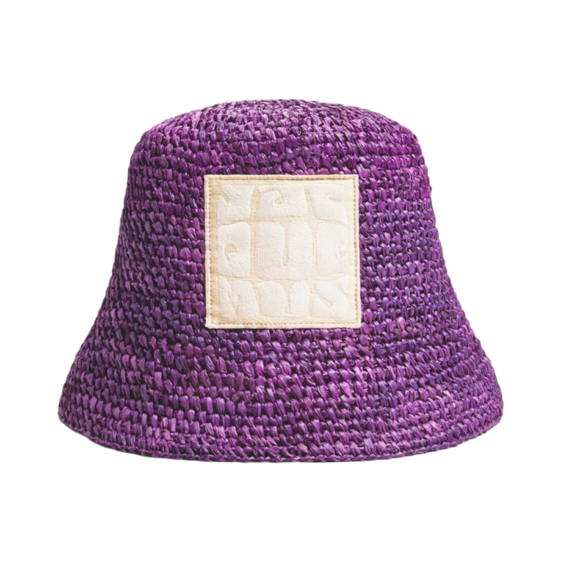 자크뮈스 르 밥 피시우 버킷햇 인 라피아 퍼플(Jacquemus Le Bob Ficiu Bucket Hat In Raphia Purple) - 1
