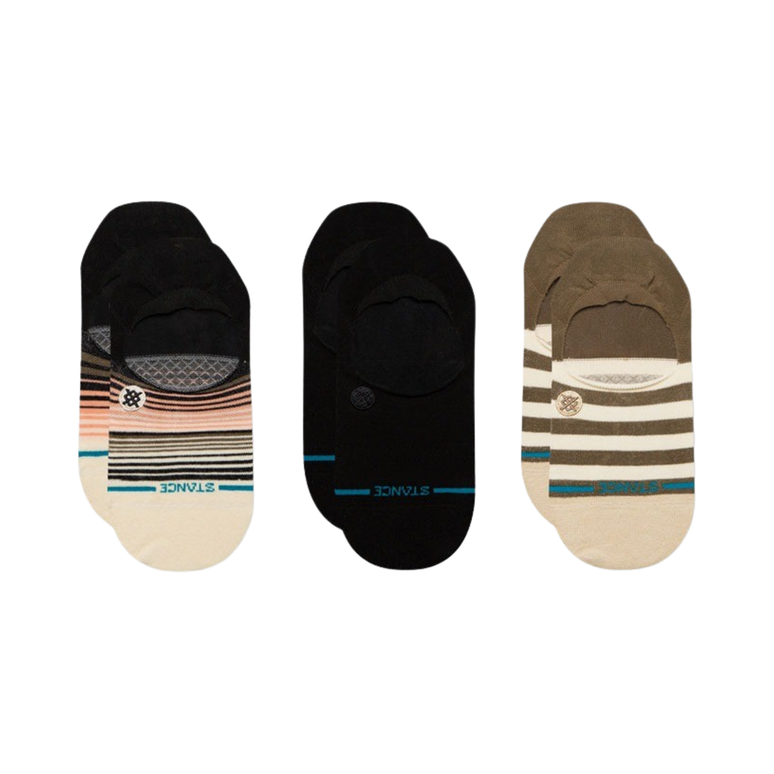 스탠스 스타터 3팩 블랙